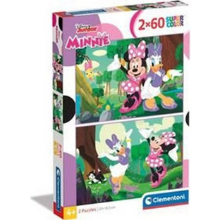 Παιδικό Puzzle Clementoni Super Color Minnie 2x60 Κομμάτια