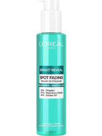 L'Oreal Paris Bright Reveal Spot Fading Serum In Cleanser Ενυδατικό Gel Καθαρισμού Προσώπου για Ακμή 150ml