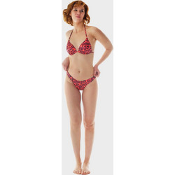 Gsecret Bikini Set Τριγωνάκι με Ενίσχυση String Animal Print Κόκκινο C9360-26824