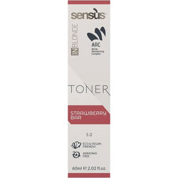 Sens.Us Inblonde Toner Strawberry Bar Ενισχυτικό Βαφής Μαλλιών Χωρίς Αμμωνία 60ml