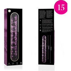 Ibiza Nebula Series 15 Borosilicate Γυάλινο Dildo 18.5cm Ροζ