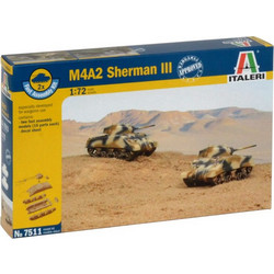 Italeri M4A2 Sherman III Συναρμολογούμενο Πλαστικό Μοντέλο Τανκ 1:72
