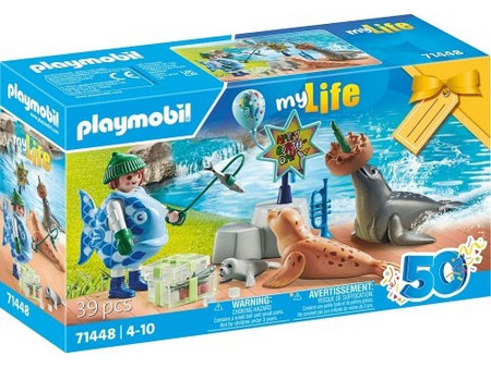 Playmobil City Life Gift Set Πάρτυ στο Ενυδρείο με τις Φώκιες για 4-10 Ετών 71448