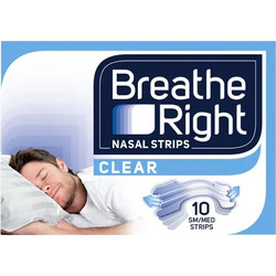 Breathe Right Nasal Strips Clear 10τμχ
