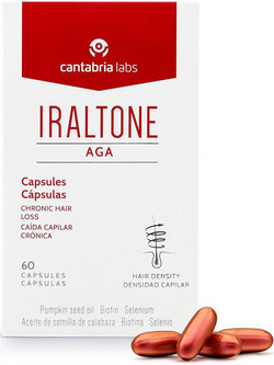 Cantabria Labs Iraltone Aga Plus Συμπλήρωμα Διατροφής κατά της Τριχόπτωσης 60 Κάψουλες
