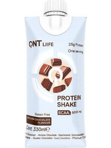 QNT Life Shake Chocolate Πρωτεΐνη Ορού Γάλακτος Όγκου Χωρίς Γλουτένη 330ml
