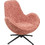 HomeMarkt Πολυθρόνα Περιστρεφόμενη Ροζ Brynn HM9594.02