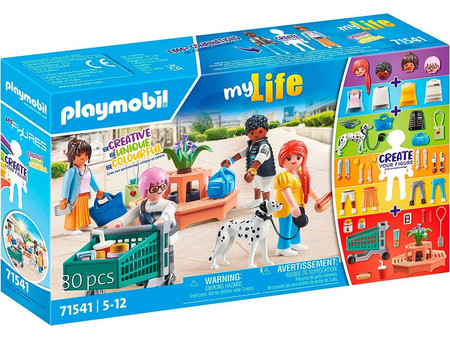 Playmobil My Life My Figures Ώρα για Ψώνια για 5-12 Ετών 71541
