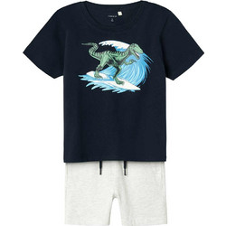 Name It Παιδικό Σετ για Αγόρι Καλοκαιρινό Navy Μπλε Γκρι 13226119