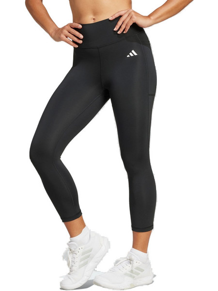 Adidas Optime Essentials Stash Γυναικείο Κολάν 3/4 Ψηλόμεσο Βαμβακερό Μαύρο IY9243
