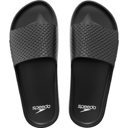 Speedo Entry Slide Ανδρικές Παντόφλες Καλοκαιρινές Κολυμβητηρίου Μαύρες 8-0037770-6098