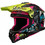 LS2 MX708 Fast II Gorilla Purple Yellow Κράνος Μηχανής Motocross 1450gr