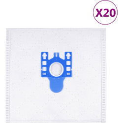 VidaXL 30237 Σακούλες Σκούπας 20τμχ Συμβατές με Σκούπα Miele