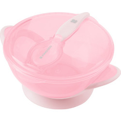 KikkaBoo Feedy Δοχείο Φαγητού με Καπάκι + Κουταλάκι Pink