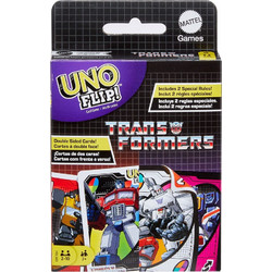 Mattel Uno Flip! Transformers Επιτραπέζιο Παιχνίδι 7+ Ετών για 2-10 Παίκτες