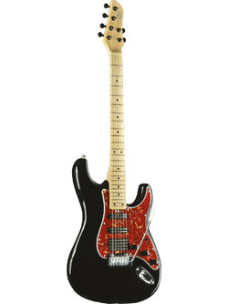 Eko Guitars Aire Lite Ηλεκτρική Κιθάρα ST Style με HSS Μαγνήτες Flat Black