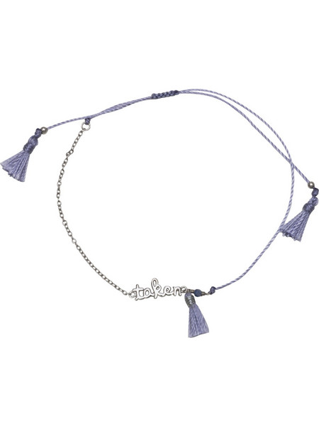Silverline Γυναικείο Βραχιόλι Μακραμέ από Κορδόνι & Ασήμι 925 0230395901