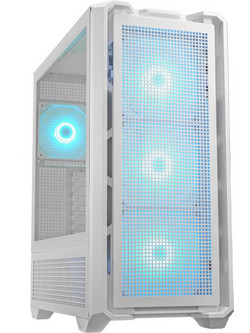 Cougar MX600 White Gaming Full Tower Κουτί Υπολογιστή RGB με Πλαϊνό Παράθυρο