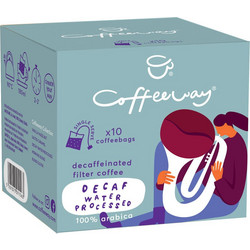 Coffeeway Decaf καφές Φίλτρου Decafeine σε Φακελάκια 10 τεμx7.5gr φιλτρου
