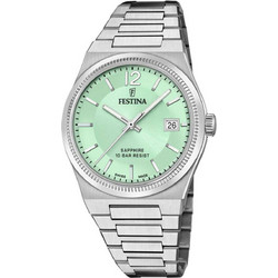 Festina Γυναικείο Ρολόι με Ασημί Μεταλλικό Μπρασελέ F20035/3