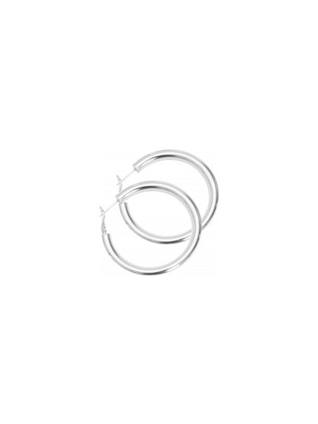 RO Accessories Γυναικεία Σκουλαρίκια Κρίκοι Ασημί E3S/50