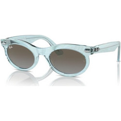 Ray-Ban RB2242 138596 Ανδρικά Γυαλιά Ηλίου Οβάλ Κοκάλινα Μπλε με Μαύρο Polarized Φακό