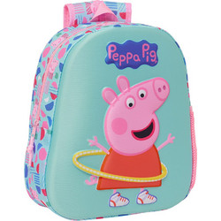 Safta Peppa Pig Σχολική Τσάντα Πλάτης Νηπιαγωγείου Πολύχρωμη 622472890