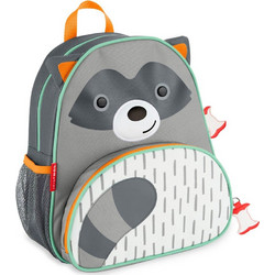 Skip Hop Zoo Ρακούν Σχολική Τσάντα Πλάτης Νηπιαγωγείου Γκρι 9Q335710