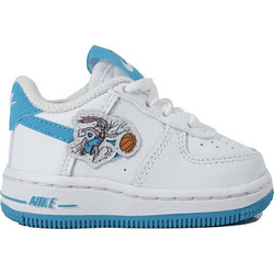 Nike Force 1 '06 x Space Jam Παιδικά Sneakers Λευκά Γαλάζια DM3356-100