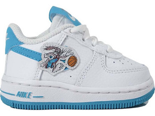 Nike Force 1 '06 x Space Jam Παιδικά Sneakers Λευκά Γαλάζια DM3356-100