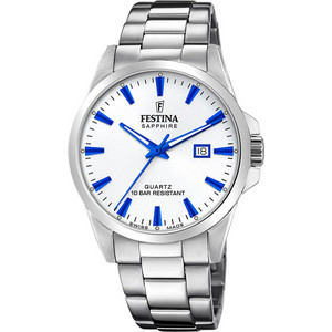 Festina Ανδρικό Ρολόι με Ασημί Μεταλλικό Μπρασελέ F20024/5