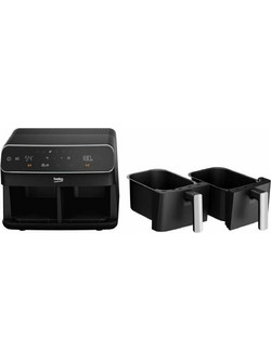 Beko FRL5388B Air Fryer 8.5lt με Διπλό Κάδο