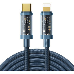 Joyroom Braided USB-C to Lightning Cable 2m Blue S-CL020A20