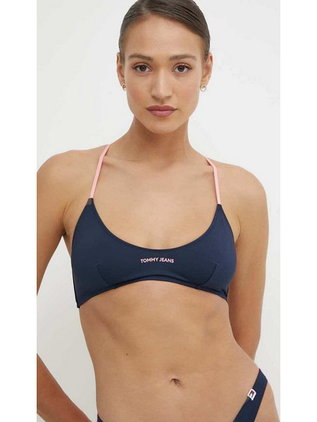 Tommy Hilfiger Bikini Top Μπουστάκι Navy Μπλε UW0UW05354-C1G