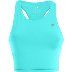 Deha Γυναικείο Αθλητικό Crop Top Τιρκουάζ B64201-55601