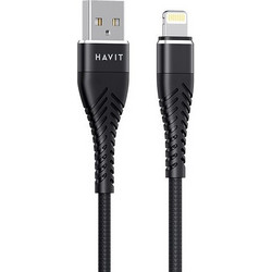 Havit CB705 Braided USB-A to Lightning Cable 1m Black 6939119024765