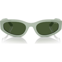 Vogue VO5585S 316171 Γυναικεία Γυαλιά Ηλίου Cat Eye Κοκάλινα Πράσινα με Μαύρο Polarized Φακό