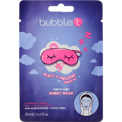 Bubble T Neroli & Tangerine Sheet Μάσκα Ματιών για Ενυδάτωση με Αλόη 20ml