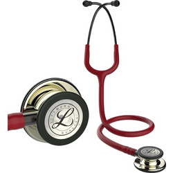 3M Littmann Classic III Παιδιατρικό Καρδιολογικό Στηθοσκόπιο Non Chill με Διπλό Κώδωνα Burgundy Champagne 5864