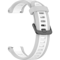 Techsuit W053 Λουράκι Σιλικόνης White (Universal 22mm)