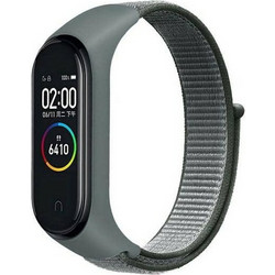 Beline NylonLoop Λουράκι Υφασμάτινο Grey (Xiaomi Smart Band 3 / 4 / 5 / 6 / 7)