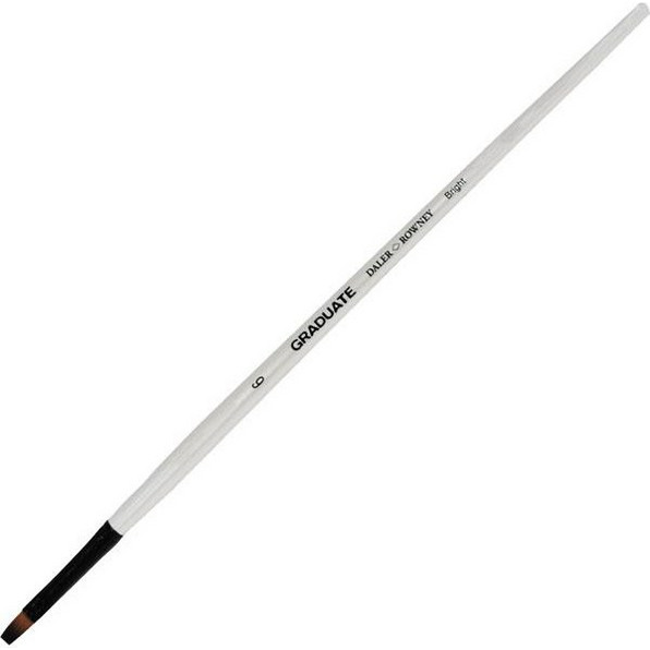 Daler-Rowney Graduate Bright Πινέλο Ζωγραφικής No6 Πλακέ με Συνθετική ...