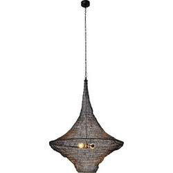 Kare Design Cocoon Κρεμαστό Φωτιστικό Οροφής Μονόφωτο E27 Μαύρο 54114