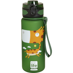 Ecolife Giraffe Παιδικό Παγούρι Πλαστικό BPA Free Πράσινο 500ml