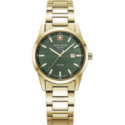 Swiss Alpine Military Argos Γυναικείο Ρολόι με Χρυσό Μεταλλικό Μπρασελέ SAM7767.1114