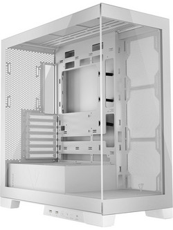 Modecom Volcano Space White Midi Tower Κουτί Υπολογιστή RGB με Πλαϊνό Παράθυρο
