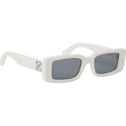 Off White ARTHUR OERI127 0107 Γυναικεία Γυαλιά Ηλίου Ορθογώνια Κοκάλινα Λευκά με Μαύρο Φακό