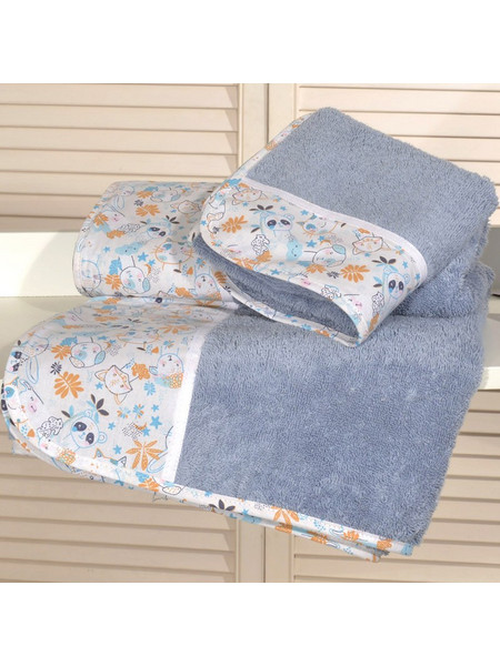 Baby Oliver Des 200 Σετ Βρεφικές Πετσέτες 2τμχ 450gr/m²