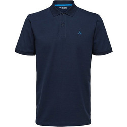 Selected Ανδρική Μπλούζα Polo Κοντομάνικη Navy Μπλε 16082840