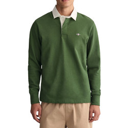 Gant Ανδρική Μπλούζα Polo Μακρυμάνικη Χακί 3G2005110-313